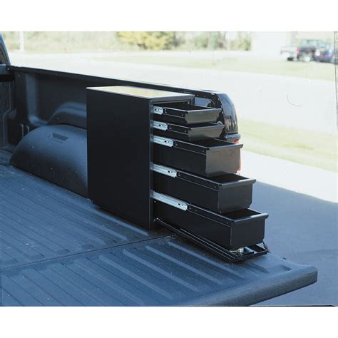 gmc metal bed storage box|gmc truck bed tool box.